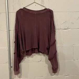 Free People Movement Cropped Long Sleeve